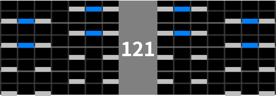 123⇔567往復